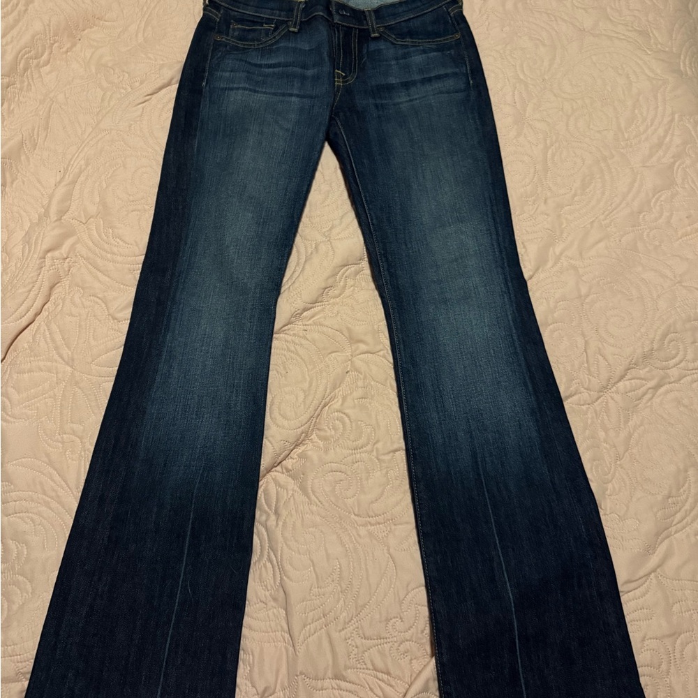 Seven Dark Wash Boot Cut Jeans